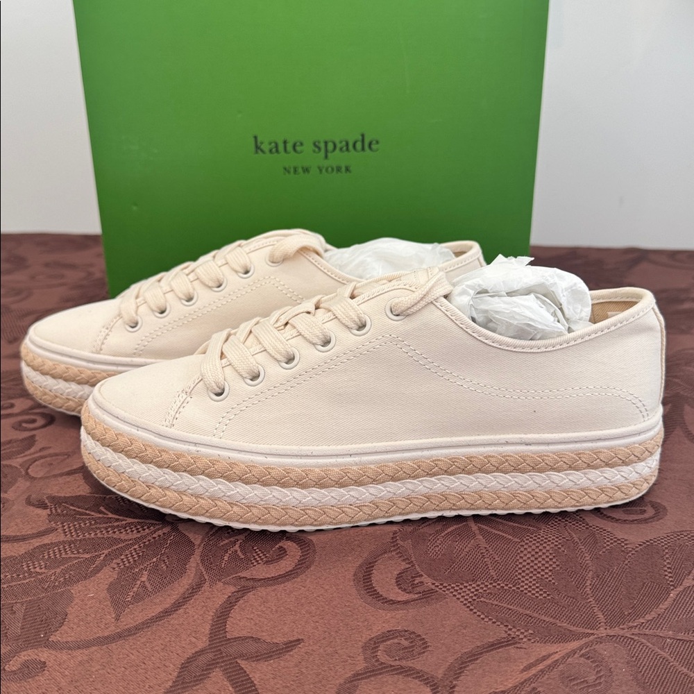 ♠️ Kate spade Taylor Platform Sneakers. Ladies 8 - Picture 7 of 14